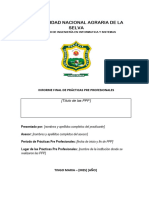 Estructura de Informe Final PPP FIIS