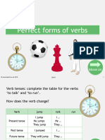 Perfect Forms of Verbs