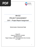 BM 522 CW 1 Project Management 29-10-2023