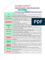 Glosario Genética PDF