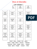 CE-CM. INDICES Et CHARADES