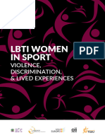 2021 Violence and Discrimination Against LBTI Women in Sport