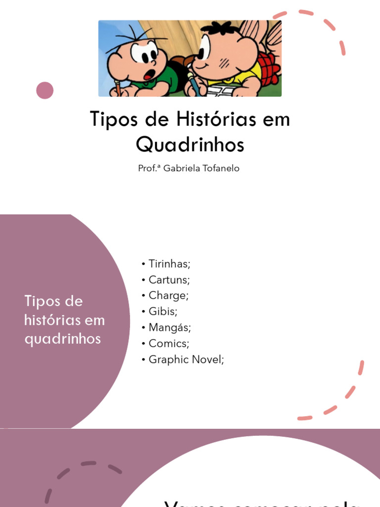 Tipos de Histórias em Quadrinhos | PDF