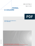 IEC 61724-1 - Monitoreo de Sistemas Fotovoltaicos