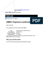 HMRC-CGT - Payment Confirmation