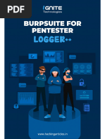 Burpsuite For Pentester - Logger++