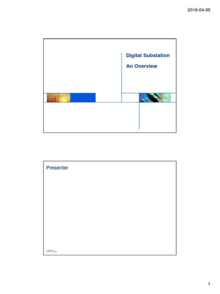 Digital Substation Overview and Benefits | PDF | Electrical Substation ...