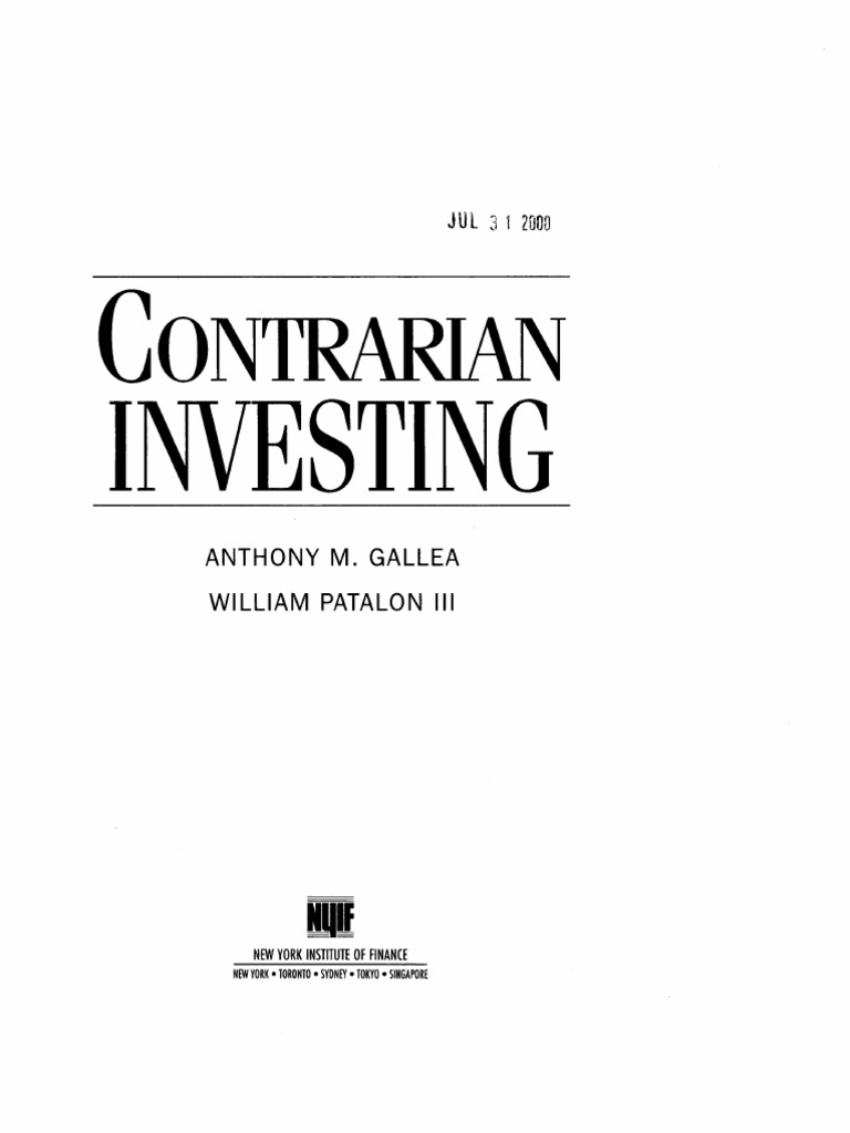 Contrarian Investing PDF