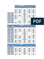 Horario de Docentes Secundaria 2024