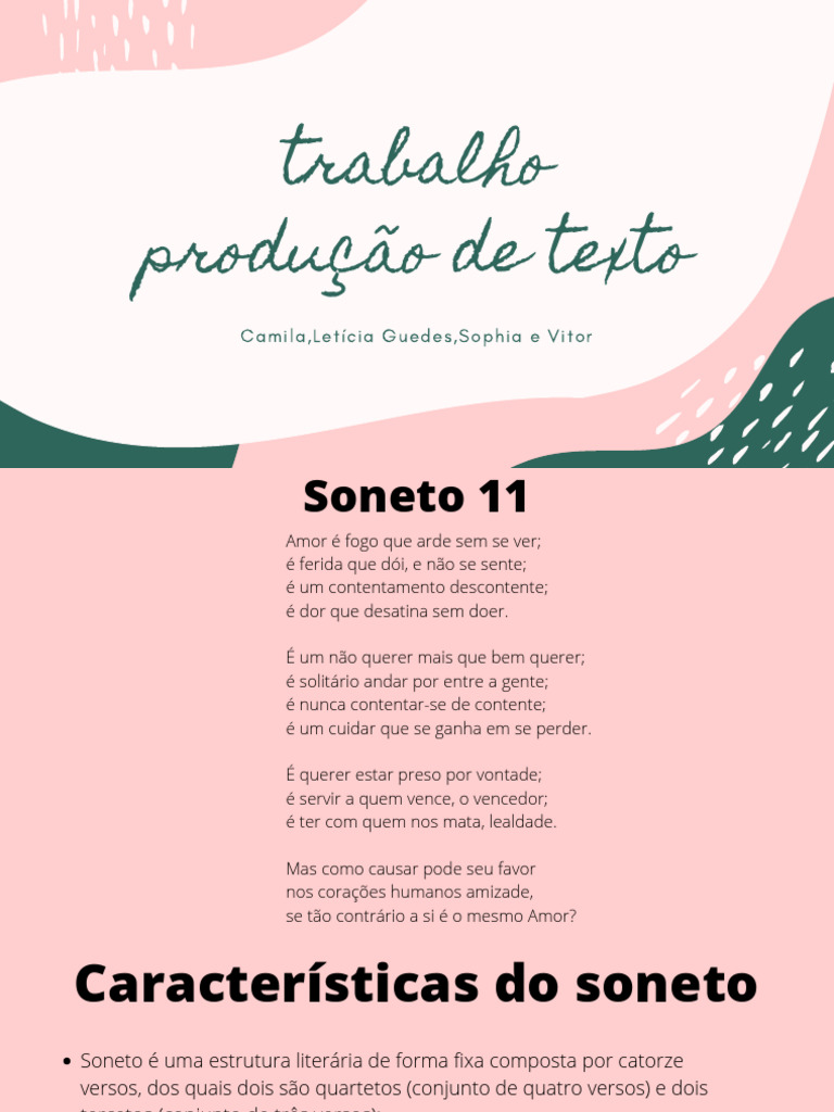 Pink and Green Art Advertising Video Presentation PDF Amor