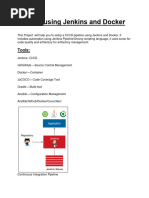 Project - CICD Using Jenkins and Docker