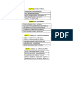 GRUPOS PARA PROYECTOS SEGUNDO QUIMESTRE - Tercero B