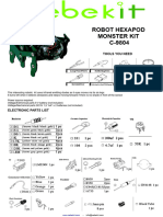 Robot Hexapod Monster Kit C-9804: Tools You Need