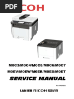 Service Manual: M0C3/M0C4/M0C5/M0C6/M0C7 M0EV/M0EW/M0ER/M0ES/M0ET