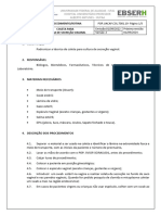 POP-UACAP - COL-T001.19-2021 - COLETA PARA CULTURA DE SECREÇÃO VAGINAL v.2.0