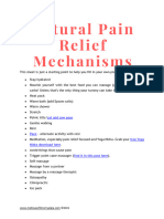 My Pain Relief Plan With Natural Pain Relief Options Pregnancy Edition