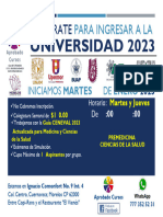 Ingreso UNI 2022