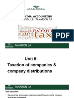 6.TAX 3A - Unit 6 Companies Distributions