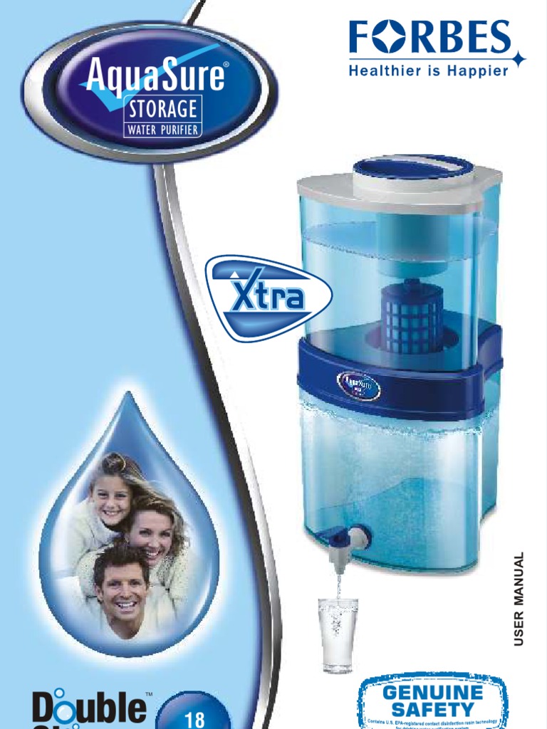 Aqua Sure Xtra Finalusermanual PDF Water Purification Filtration