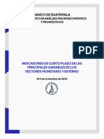 Indicadores Economicos Cortoplazo