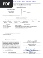 Criminal Complaint Against Darnell Bishop and Dontrell Nance