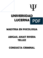 La Conducta Criminal Desde Psicologia