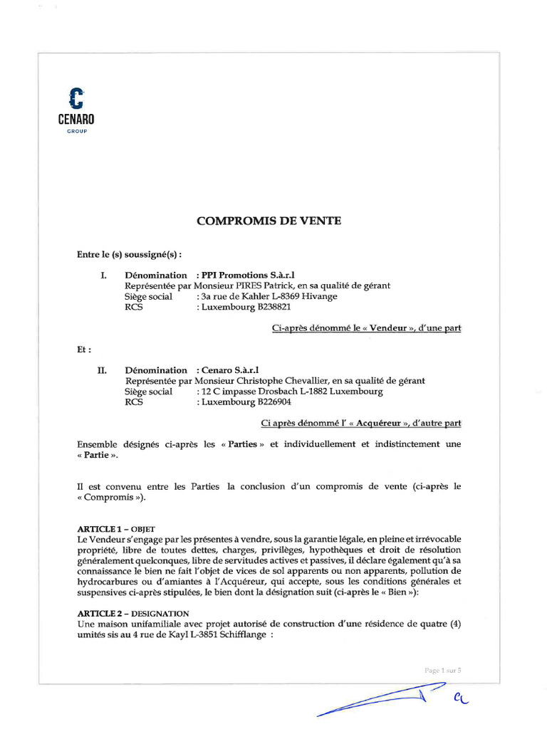 COMPROMIS | PDF