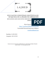 EDUCACIÓN E IDENTIDAD LINGÜÍSTICA EN BÚSQUEDA DE LA PRAXIS DE LIBERACIÓN-vr1