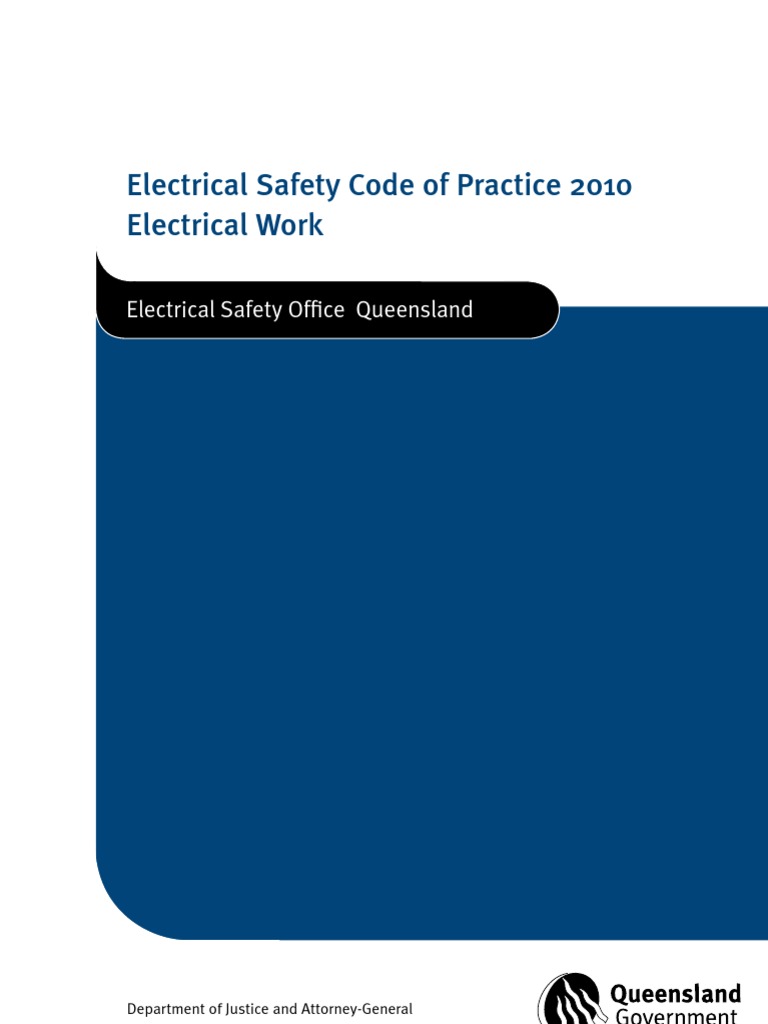 Electrical Safety Code of Practice 2010 Risk Occupational Safety