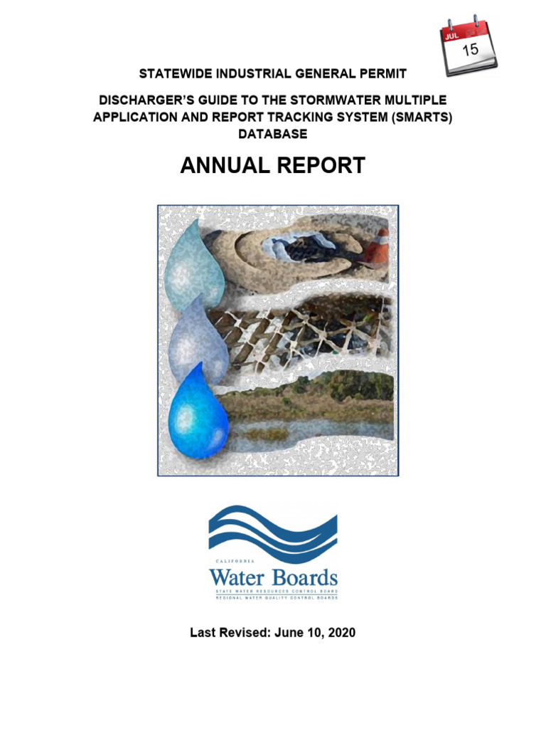 Industrial Stormwater Annual Report Guide | PDF | Clean Water Act ...