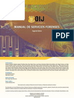 Poder Judicial, Manual de Servicios Forenses 2022