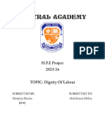 Dignity of Labour (HPE Project)