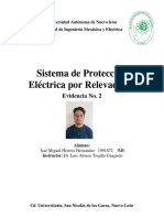 Sistema de Protección Eléctrica Por Relevadores: Evidencia No. 2