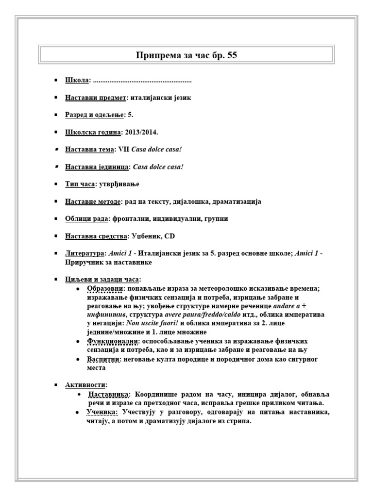 NP - Italijanski - R5 (55-60) | PDF