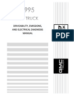 1995 GMT95 CK-2 1995 GM CK Truck Drivability Emissions and Wiring Diagrams (Cover)
