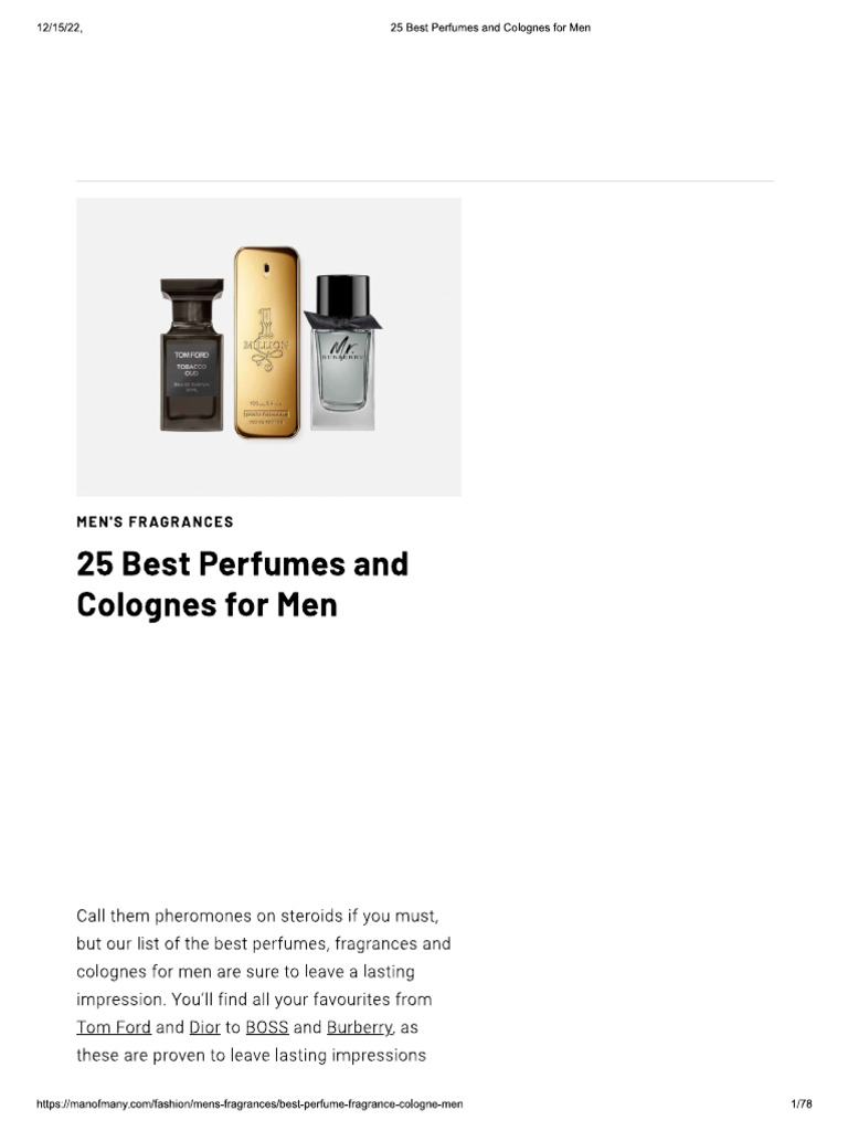 The Ultimate Checklist The Top 10 Perfumes For Men You Need Right Now - 37d5ada