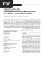 Download Subtyping mtDNA haplogroup H by SNaPshot minisequencing by api-3761674 SN6862406 doc pdf