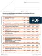 RCADS Parent:Guardian Questionnaire