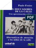 Los Educadores de La Calle - Una Aproximación Crítica - Paulo Freire - Anna's Archive