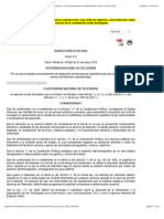 Resolución 474 Del 22 de Mayo de 2019 - Procedimiento y Requisitos para Las Solictudes de Asignación y Mod de Parámetros