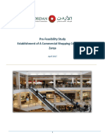 Establishment of A Commercial Shopping Center Mall Zarqa Feasibility Study