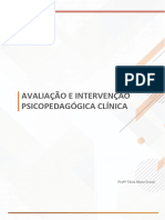 Avaliação e Intervenção Psicopedagógica Clínica Provas Piagetianas