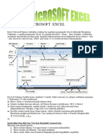 Microsoft Excel 2007 Konular