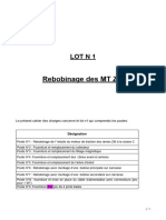 Lot 1 - Rebobinage Des MT ZM