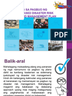 Aralin 6 Mga Hakbang Sa Pagbuo NG CBDRRM Plan