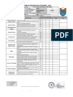 Informe DE Progreso DEL Estudiante - 2023: #0074 Fernando Belaunde Terry 6 0690008 A