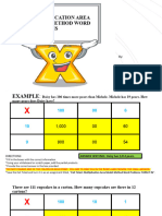 Exit Ticket Multiplication Area Model Method Word Problems TURN IT in