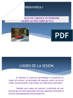 Semana 12 Sesión 1 Derivadas Implicitas y de Orden Superior 2022