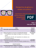 Taller 2 - 8 Julio - Enfoque de Género y Acceso A La Justicia