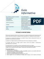 GI1 Etiqueta Secretarial